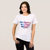 Damenmode Tri-Blend Shirt (Vorderseite voll)