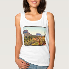 Damenoberseite - Landschaft von Sedona Tank Top