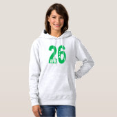 Damenpullover Hoodie aschgrau DESIGN AFRIKA 26 (Vorne ganz)