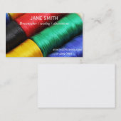 Damenschneiderin, nähend, Schneider beruflich Visitenkarte (Vorne/Hinten)