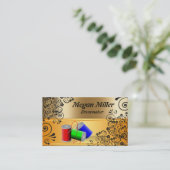 Damenschneiderin Visitenkarte (Stehend Vorderseite)