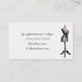 Damenschneiderinnen oder Näherin-Visitenkarte Visitenkarte (Rückseite)