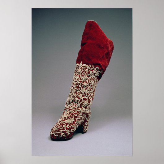 Damenschuh, 1650-1700 poster (Vorne)
