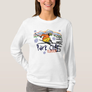 Damenski-Aufzug Hoodie Park City Utah T-Shirt