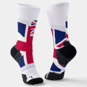 Damensocken mit Union Jack Socken (Gewinkelt)