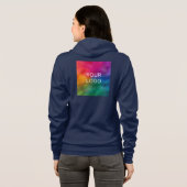 Damenstuben Firmenlogo Doppelseitig Hoodie (Schwarz voll)
