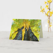 Damentanz, Herbst, Herbst, Baum Karte (Gelbe Blume)