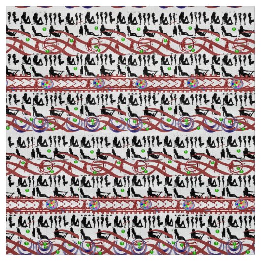 Damentanzgewebe Stoff (Muster)