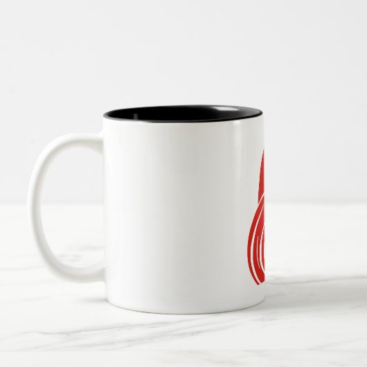 DAMENTASSE ZWEIFARBIGE TASSE (Links)