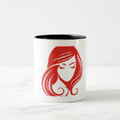 DAMENTASSE ZWEIFARBIGE TASSE (Mittel)
