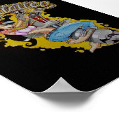 Damentätowierung Poster (Ecke)