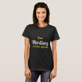 Damenteam Martinez Lebenslanges Mitglied Nachname T-Shirt (Vorne ganz)