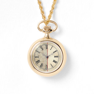 Damenuhr mit Wickelarmband in gold Armbanduhr