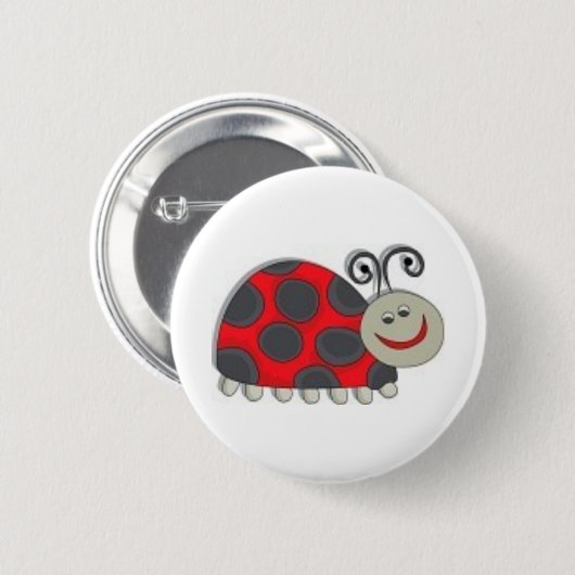 Damenwanze scherzt Button (Vorne & Hinten)