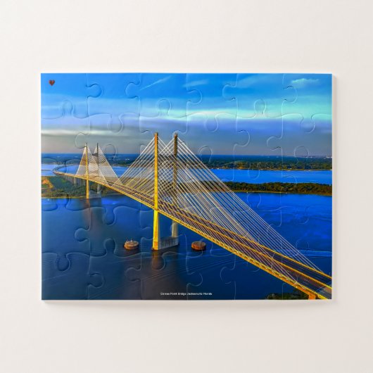 Dames Point Bridge Jacksonville Florida. Puzzle (Horizontal)