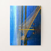 Dames Point Bridge Jacksonville Florida. Puzzle (Vertikal)
