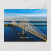 Dames Point Bridge, Jacksonville Postcard Postkarte (Vorderseite)