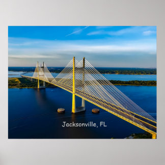 Dames Point Bridge, Jacksonville Poster