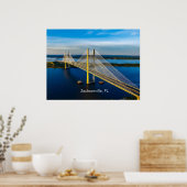 Dames Point Bridge, Jacksonville Poster (Küche)