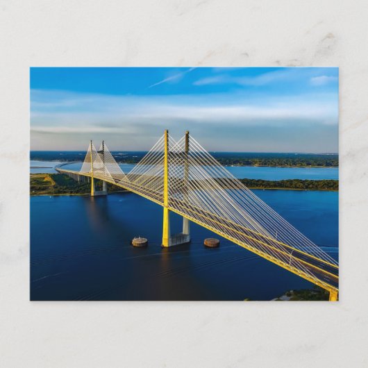 Dames Point Bridge, Jacksonville Postkarte (Vorderseite)