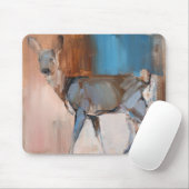Damhirschkuh ein Rotwild 2014 Mousepad (Mit Mouse)