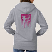 Damhirschkuh und Pfeil Hoodie (Rückseite)