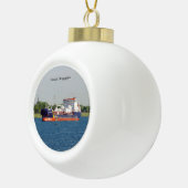 Damia Desgagnes Ball oder Schneeflocke Keramik Kugel-Ornament (Rechts)