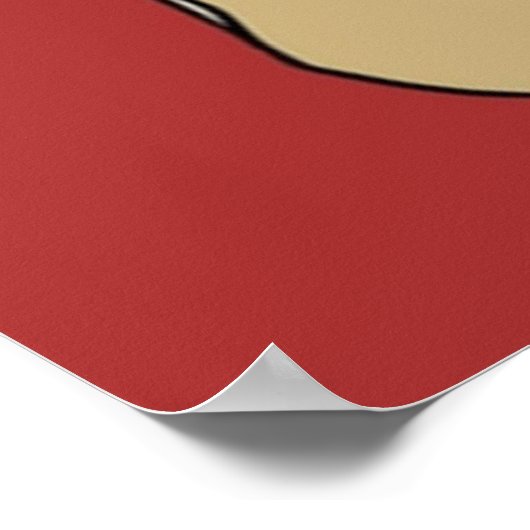 Damian Lillard Waves Goodbye Poster (Ecke)