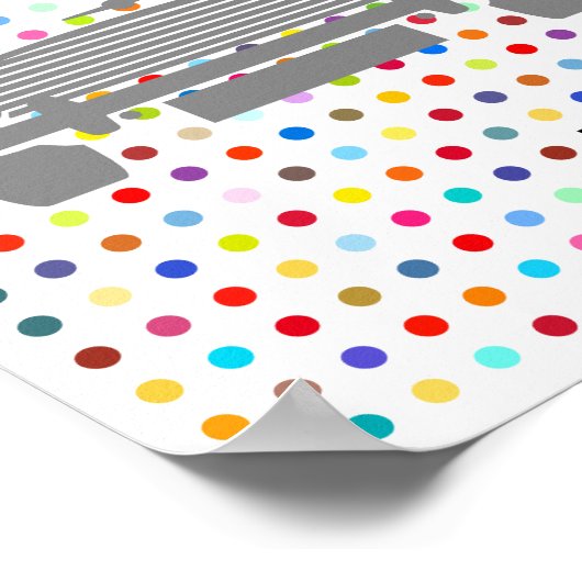 Damians klassische Mini-Cooper-Kunst Poster (Ecke)