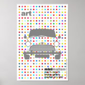 Damians klassische Mini-Cooper-Kunst Poster (Vorne)