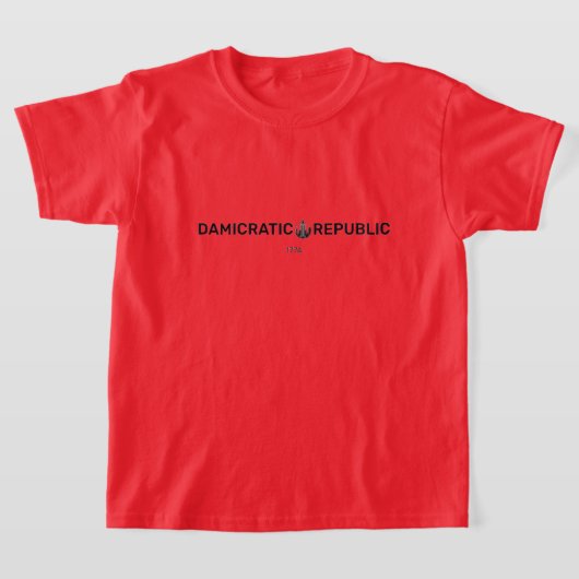Damicratischer T - Shirt (Ablage )