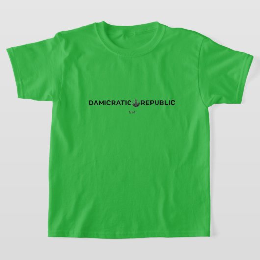 Damicratischer T - Shirt (Ablage )