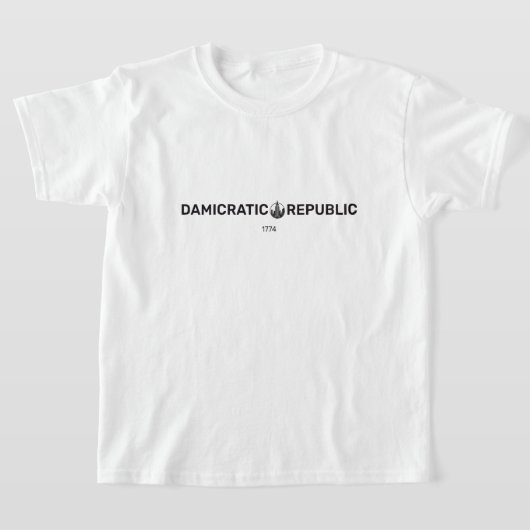 Damicratischer T - Shirt (Ablage )