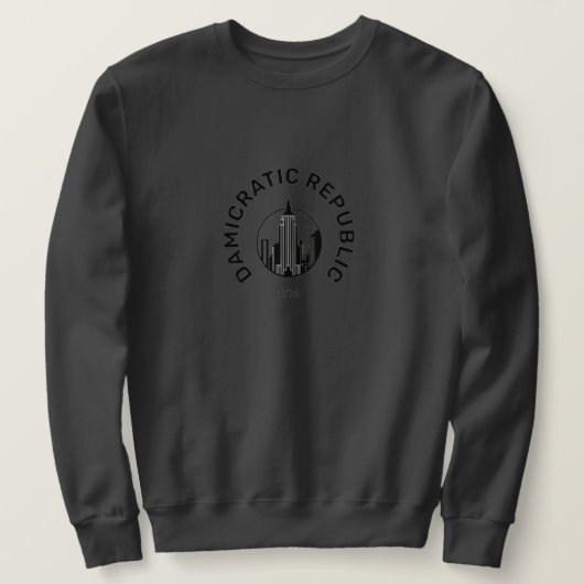 Damicratisches Sweatshirt (Design vorne)