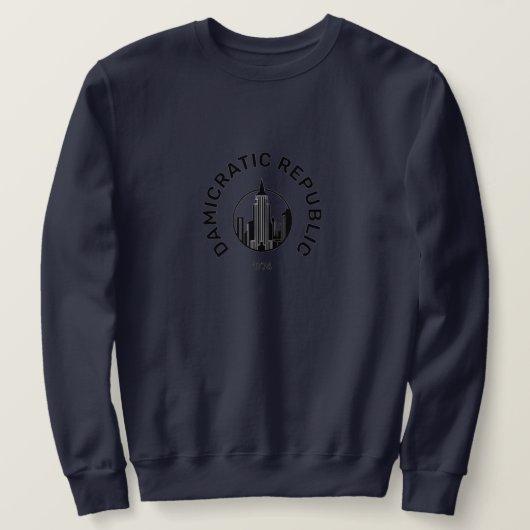Damicratisches Sweatshirt (Design vorne)