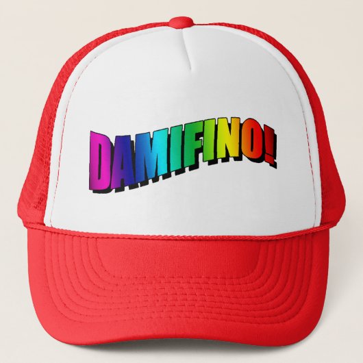 DAMIFINO! Fernlastfahrer-Hut Truckerkappe (Vorderseite)