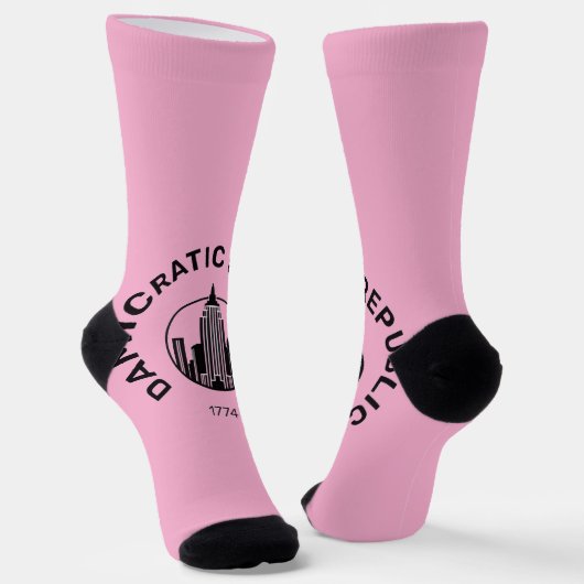 damikratisch socken (Gewinkelt)