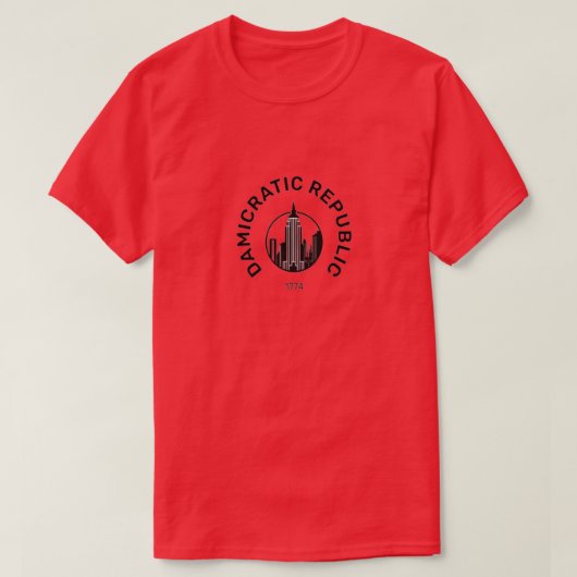 Damikratischer T - Shirt (Design vorne)