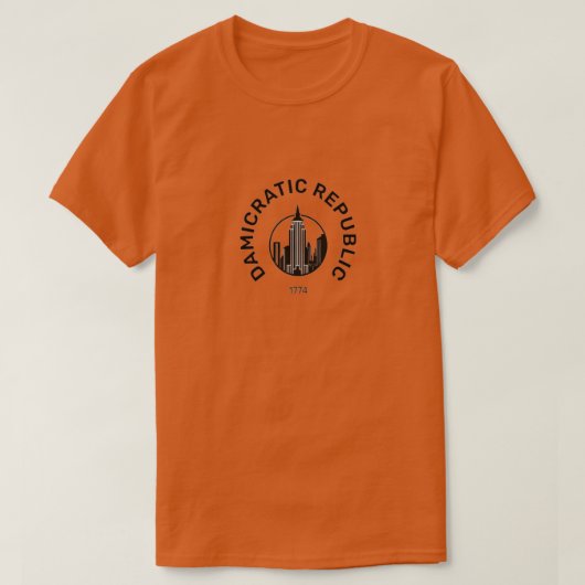 Damikratischer T - Shirt (Design vorne)