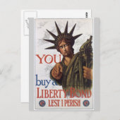 Damit ich den 2. Weltkrieg nicht verderben kann Postkarte (Vorne/Hinten)