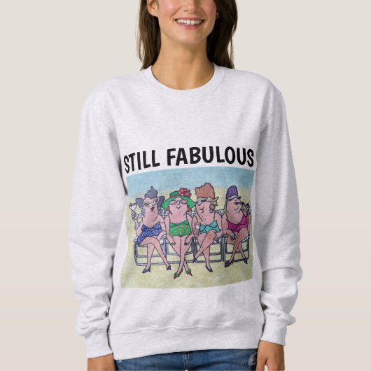 DAMIT VERBUNDENE T - Shirt NOCH FABULOUS (Vorderseite)