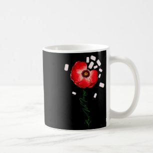 Damit wir nicht Red Poppy Blume Soldier Veteran ve Kaffeetasse