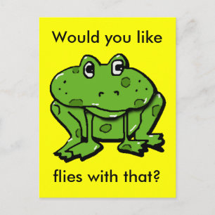 damit zu fliegen postkarte