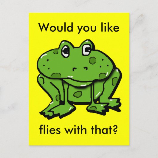 damit zu fliegen postkarte (Vorderseite)
