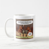 Dämliche Biber Witze Lustiger Cartoon Kaffeetasse (Links)