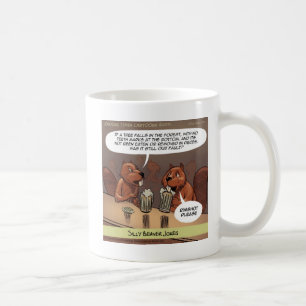 Dämliche Biber Witze Lustiger Cartoon Kaffeetasse