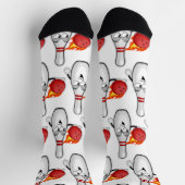 Dämliche Bowling-Socken  Socken (Oben)