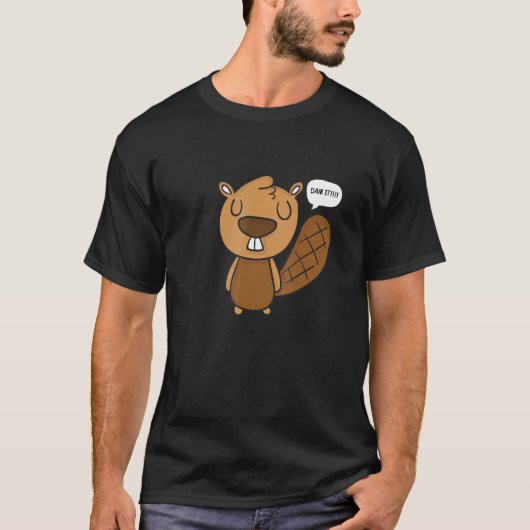 Damm den Biber T-Shirt (Vorderseite)