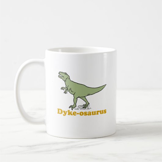 Damm-osaurus Kaffeetasse (Links)