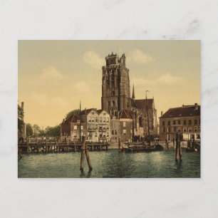 Damm und Maashaven Dordrecht Postkarte